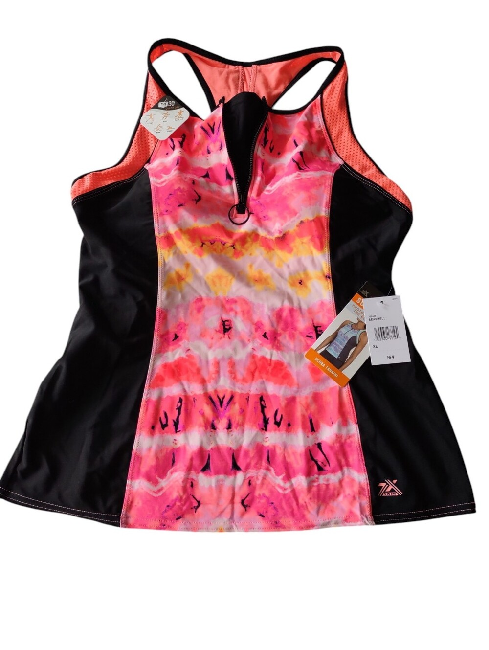 Zeroxposur XL Pink Scuba Tankini